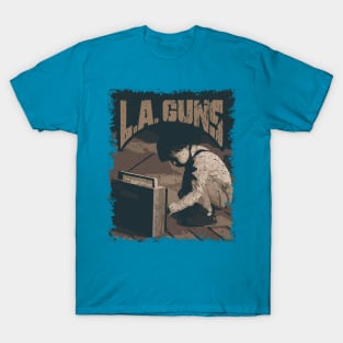 L.A. Guns Vintage Radio T-Shirt